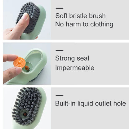 Multifunctional Cleaning Brush Soft Bristled Liquid Shoe Brush